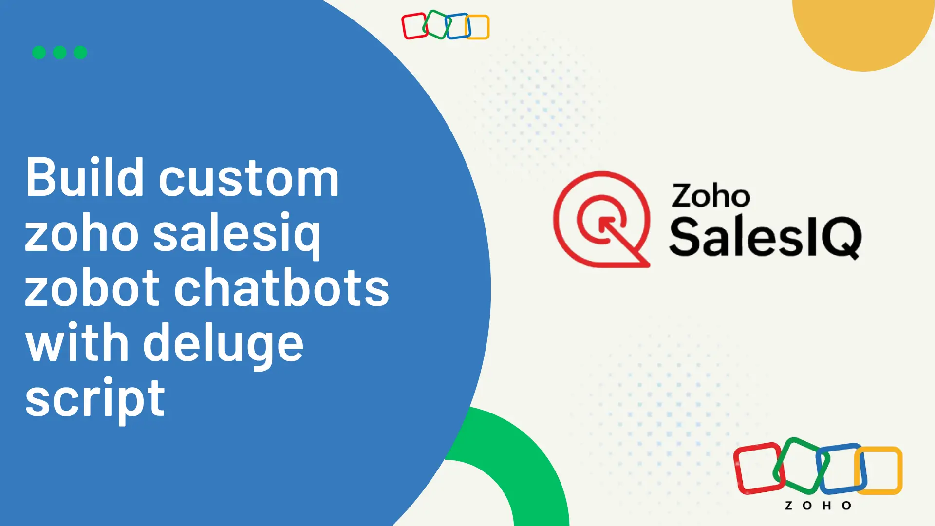expert Zoho SalesIQ Service - advanced it